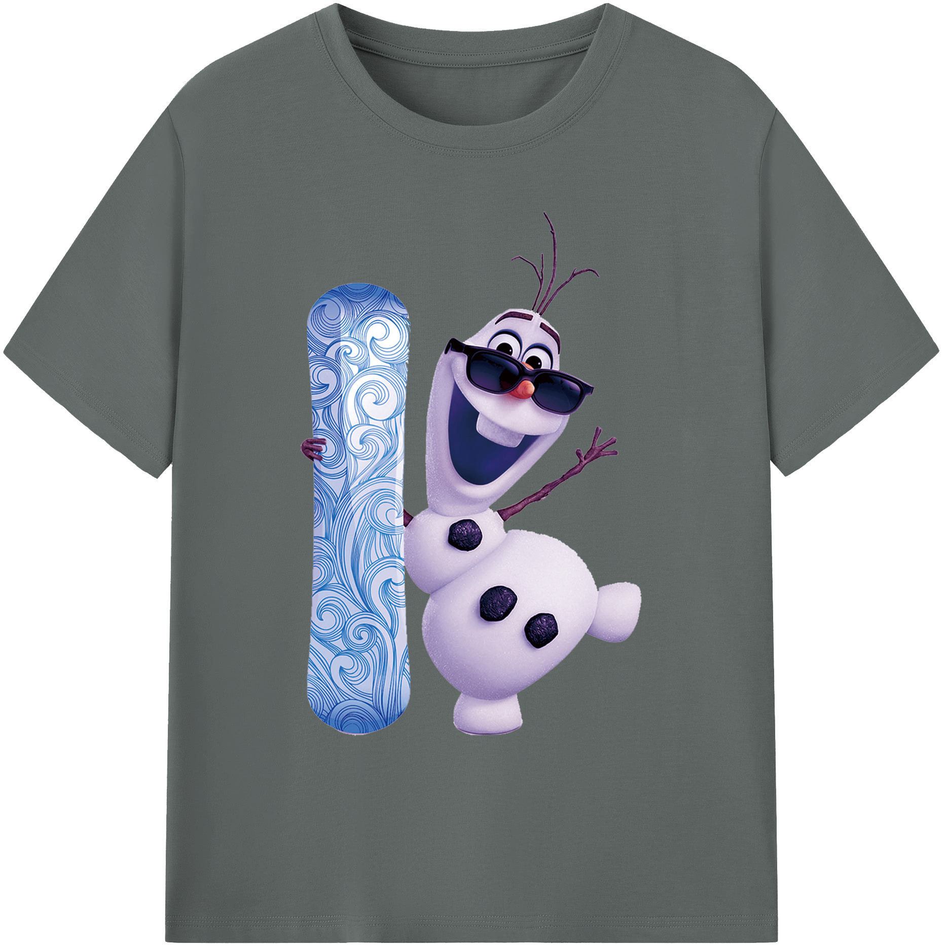 （画像用） アナと雪の女王 アンナ エルサ Frozen Anna Elsa 綿100％ メンズ半袖Tシャツ｜肌触りやわらか＆通気性